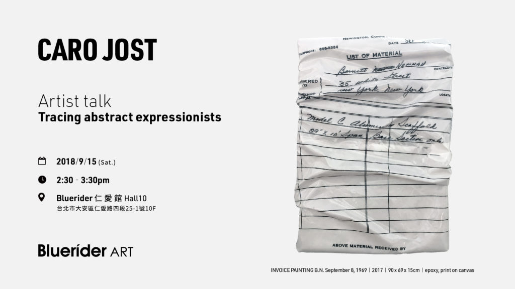 Caro Jost | Artist Talk: Tracing abstract expressionists