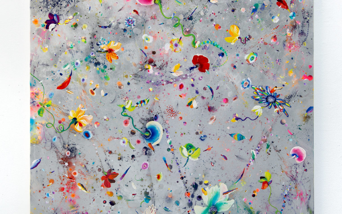 Thierry Feuz 西瑞‧菲茲｜Silver Atlas Majestic｜200x160cm｜2021｜Lacquer and acrylic on canvas