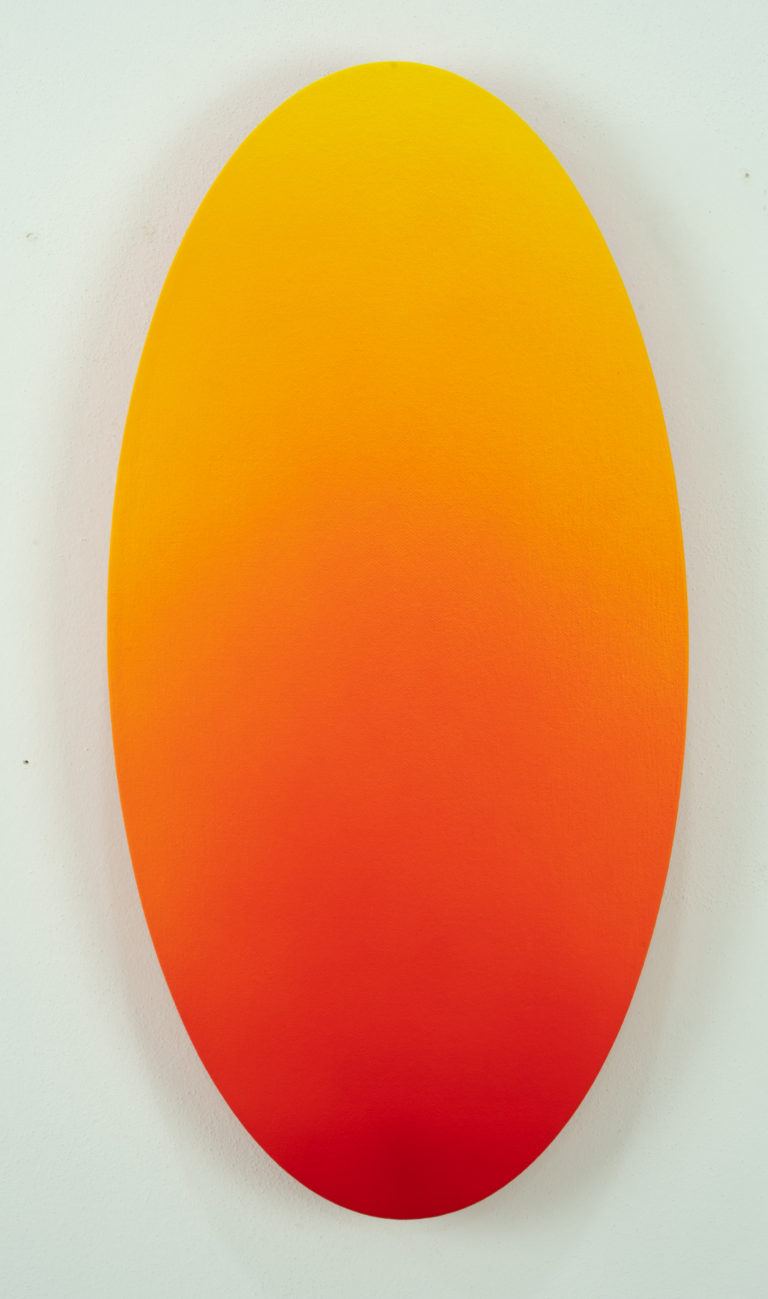 Jan Kaláb｜Horizon of Heat 821｜60x30cm｜2021｜Acrylic on canvas