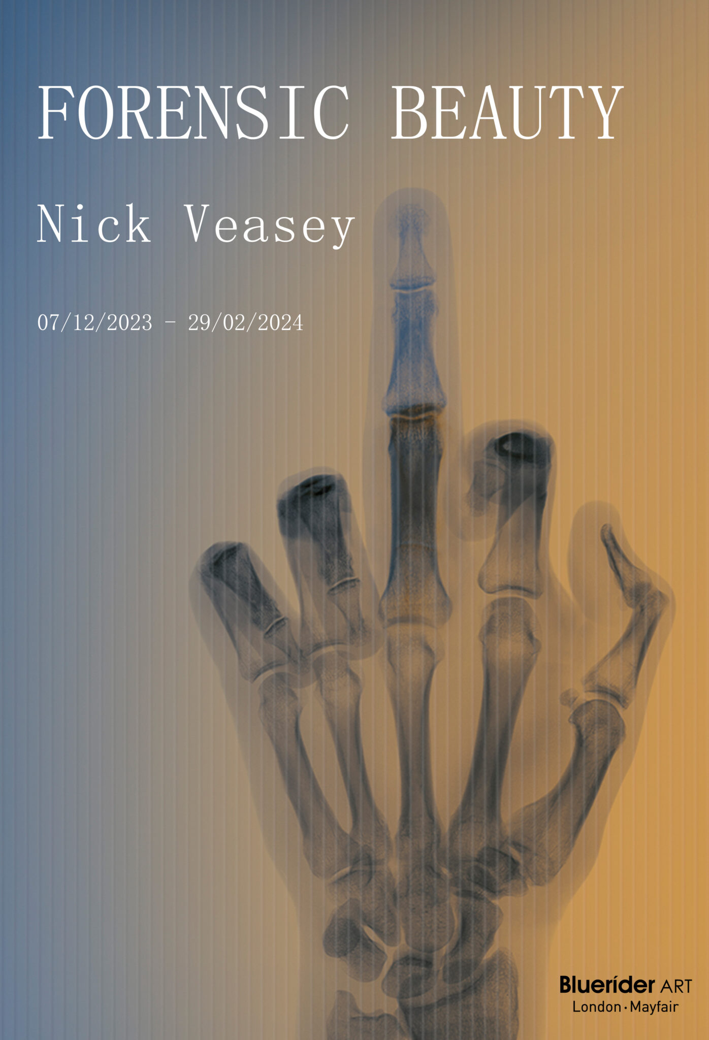【London·Mayfair】Nick Veasey: Forensic Beauty 2023.12.7–2024.2.29